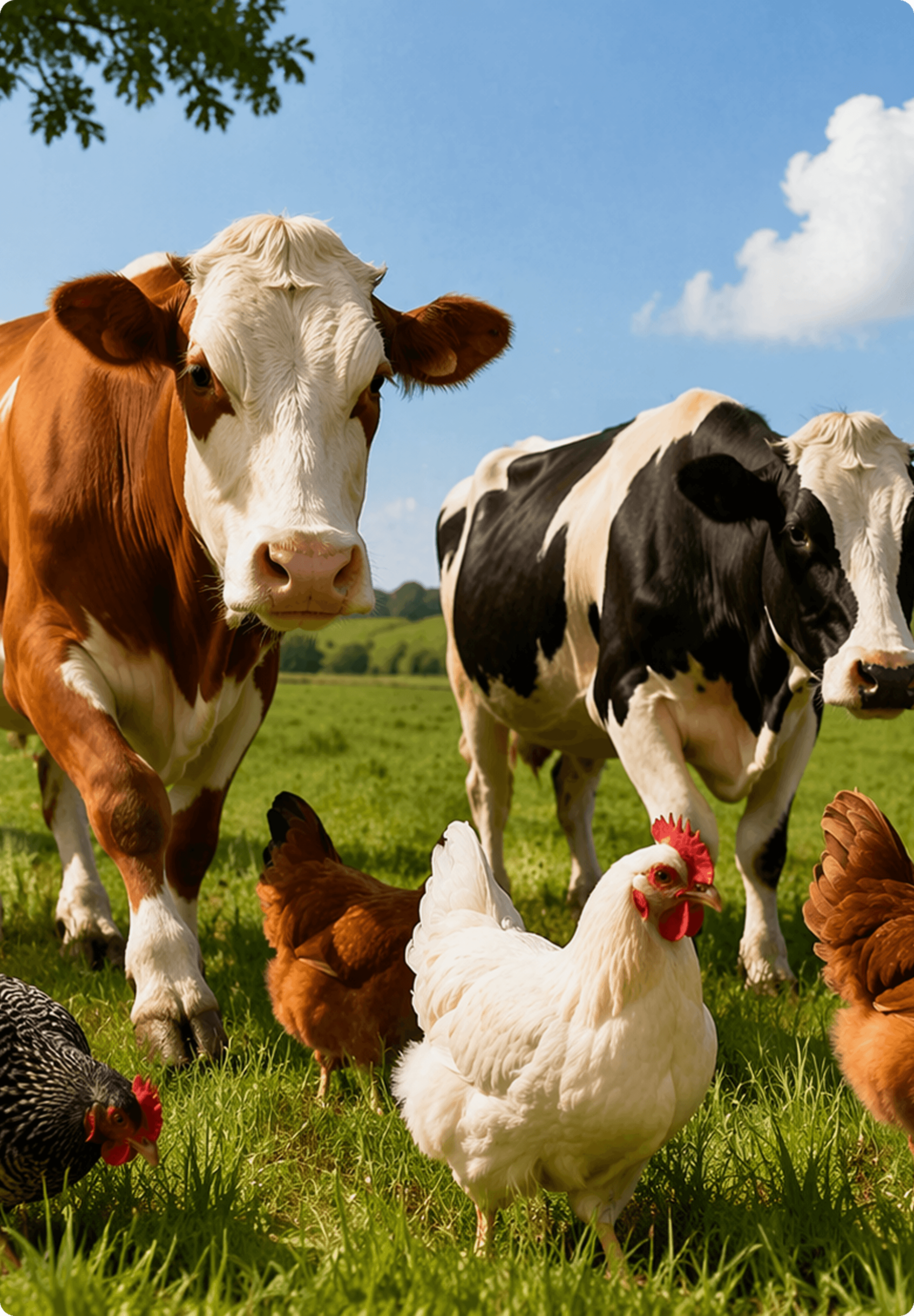 Way Gibb staff with fresh meat, poultry, and delivery logistics
